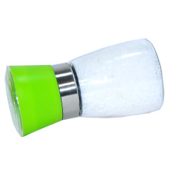 Tuz Karabiber Cam Değirmeni Yeşil + Çankırı Granül Çakıl Doğal Kaya Tuzu 200 Gr - Thumbnail