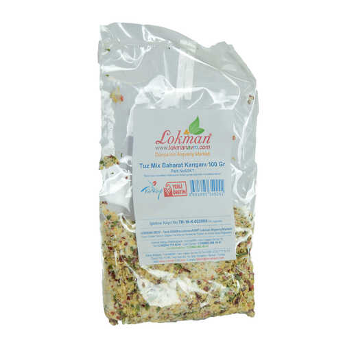 LokmanAVM Tuz Mix Baharat Karışımı 100 Gr Paket