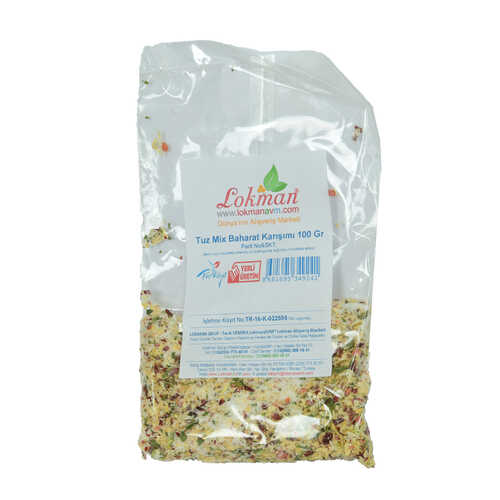 LokmanAVM Tuz Mix Baharat Karışımı 100 Gr Paket