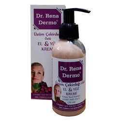 Dr. Rena Dermo - Üzüm Çekirdeği Özlü El ve Yüz Kremi 150 ML (1)