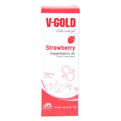 V-Gold Kayganlaştırıcı Jel Çilekli 75 ML