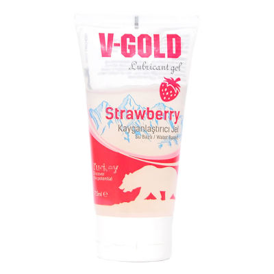 V-Gold Kayganlaştırıcı Jel Çilekli 75 ML