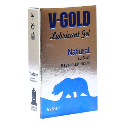 V-Gold Kayganlaştırıcı Jel Natural 5 ML X 5Li