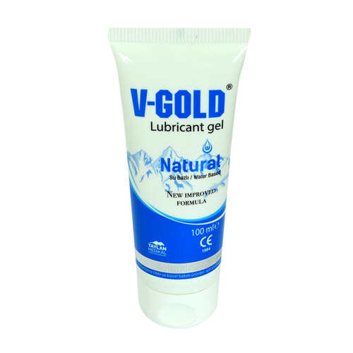 V-Gold Kayganlaştırıcı Jel Natural Su Bazlı 100 ML Lubricant Gel