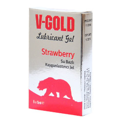 Kayganlaştırıcı Jel Strawberry 5 ML X 5Li - Thumbnail