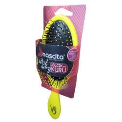 Nascita - Wet Dry Islak ve Kuru Saç Açma Tarama Fırçası Karışık Renk Görseli