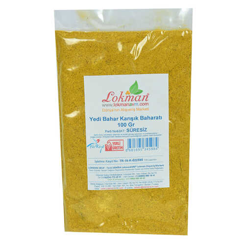 LokmanAVM Yedi Türlü Karışık Baharat 100 Gr Paket