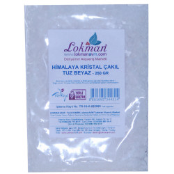 LokmanAVM - Yemeklik Himalaya Kristal Kaya Tuzu Çakıl Beyaz 250 Gr Görseli