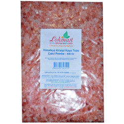 LokmanAVM - Yemeklik Himalaya Kristal Kaya Tuzu Çakıl Pembe 500 Gr Görseli