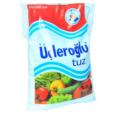 Üçleroğlu Yemeklik İyotlu Öğütülmüş Kalın Sofra Tuzu 1500 Gr