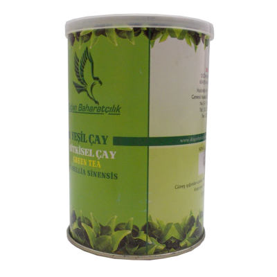 Doğan Yeşil Çay 1. Kalite Doğal İthal Çay 100 Gr Teneke Kutu