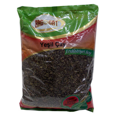 Bağdat Baharat Yeşil Çay 1. Kalite Doğal İthal Çay 1000 Gr Paket