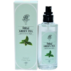 Yeşil Çay Kolonyası 80 Derece Cam Şişe Sprey Green Tea 100 ML - Thumbnail