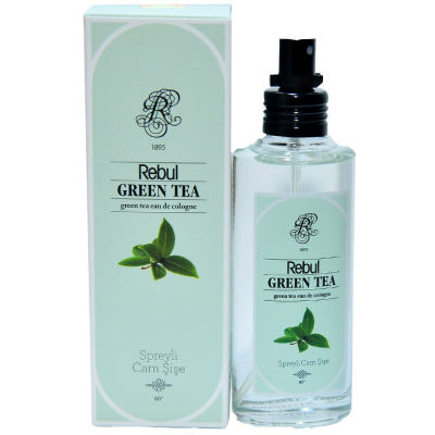 Rebul Yeşil Çay Kolonyası 80 Derece Cam Şişe Sprey Green Tea 100 ML