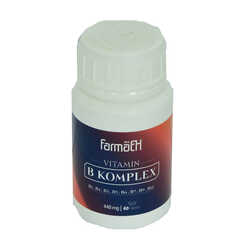 Farmaex B Vitamin Kompleksi Karışımı 440 Mg x 60 Kapsül - Thumbnail