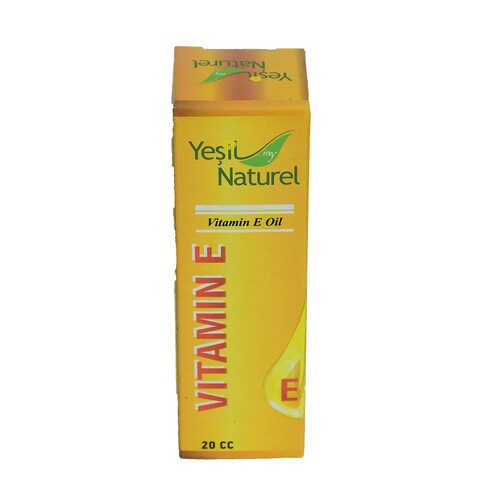 Yeşil Naturel Saf E Vitamini Yağı 20 cc - Saç ve Cilt Bakımı