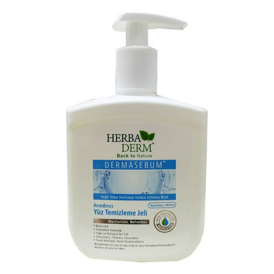 HerbaDerm Yüz Temizleme Jeli Arındırıcı 250 ML