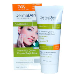 DermaDerm - Yüz ve Göz Çevresi Kırışıklık Karşıtı Krem 100 GR (1)