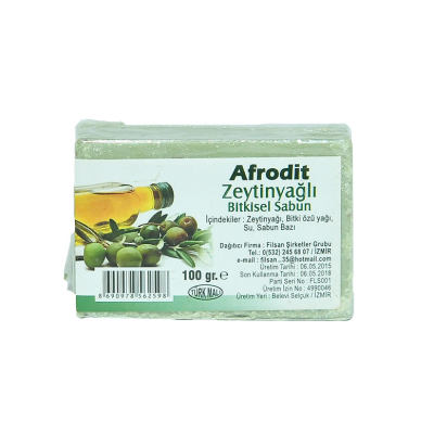 Afrodit Zeytinyağlı Sabun 100Gr